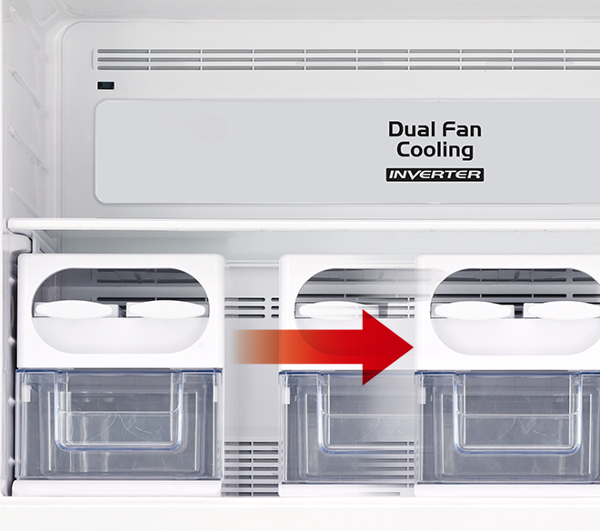 INVERTER X Dual Fan Cooling 